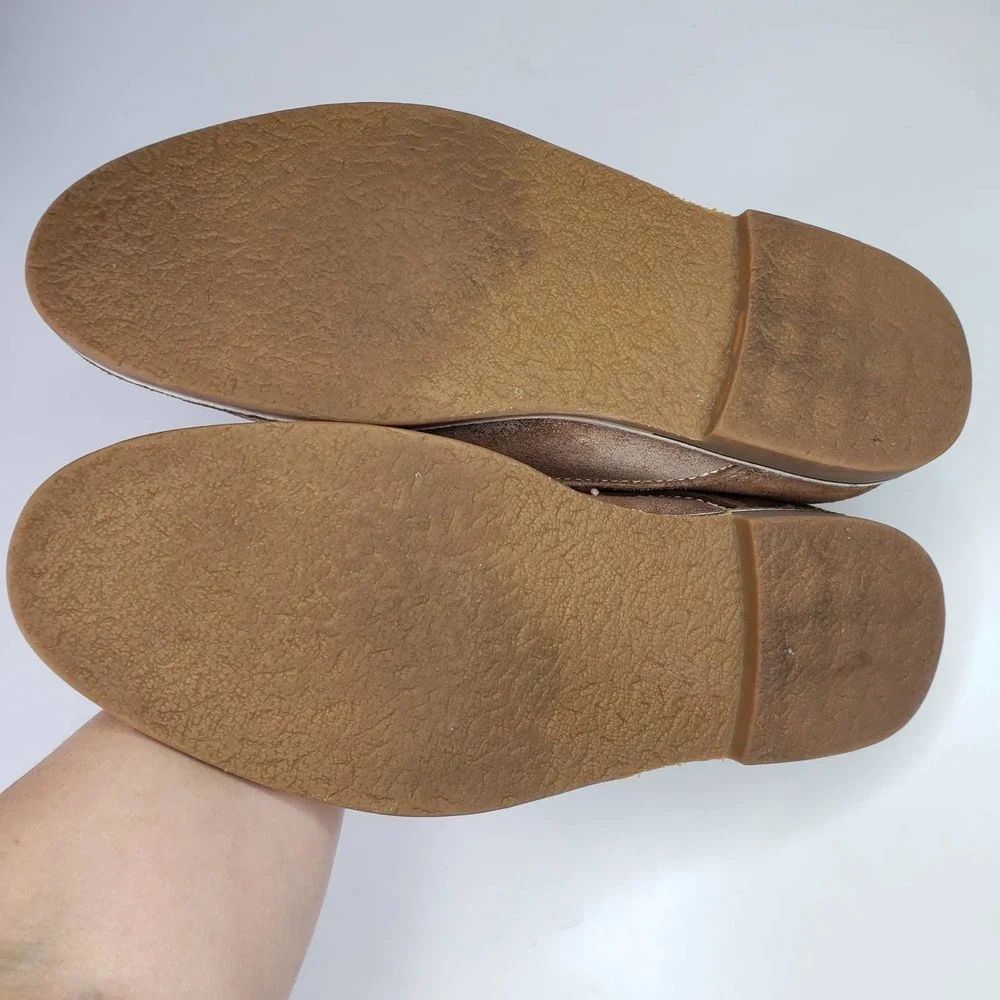 Steve Madden Stannis Brushed Suede Leather Oxford Men's 10 Tan‎